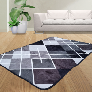 Tapete Sala Quarto escritório Geometrico 140 x 200 Varias Estampas Com Antiderrapante