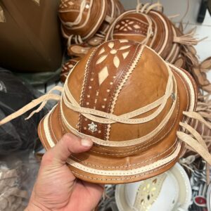 chapéu gonzaguinha feito em couro